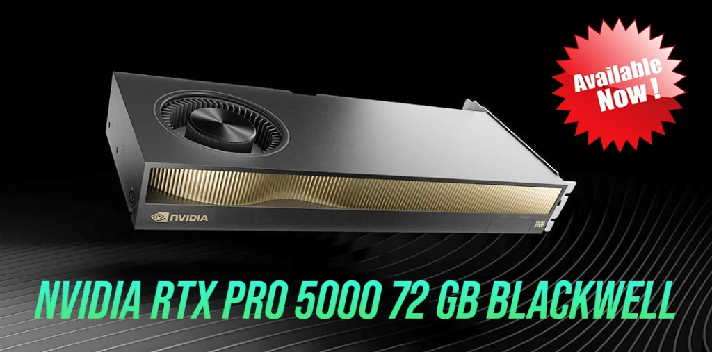 NVIDIA RTX PRO 5000 Blackwell 72 GB GDDR7 Graphics Card