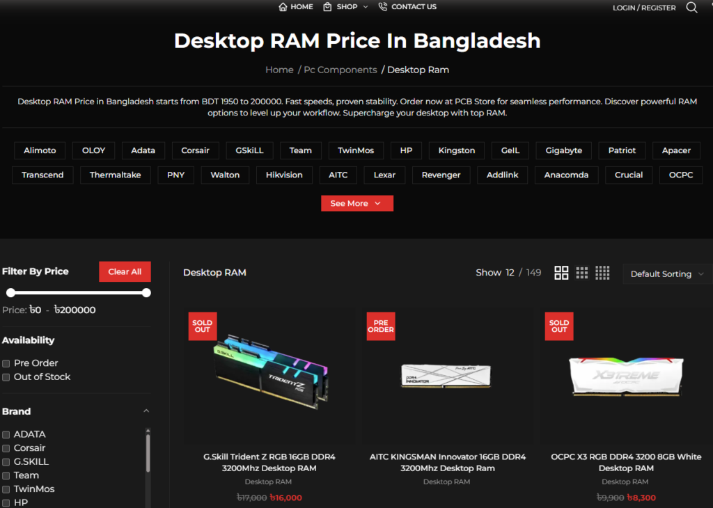 High-Speed DDR4 & DDR5 RAM in Bangladesh: Boost Your System’s Multitasking