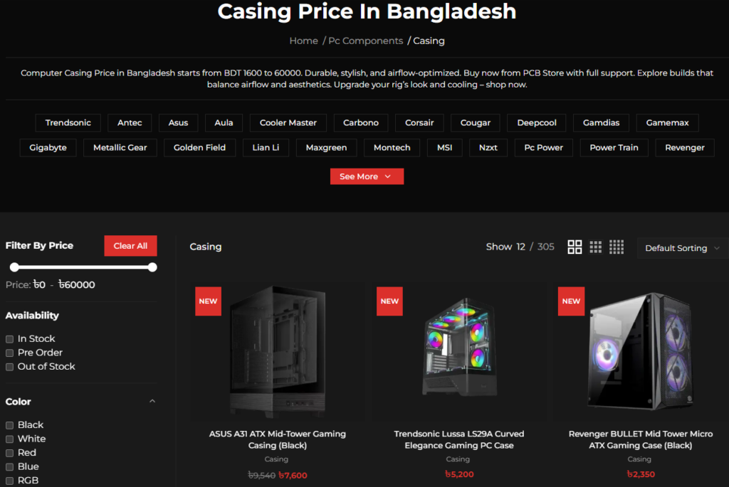 Premium Gaming Casings in BD: Aesthetic Designs with Superior Airflow
