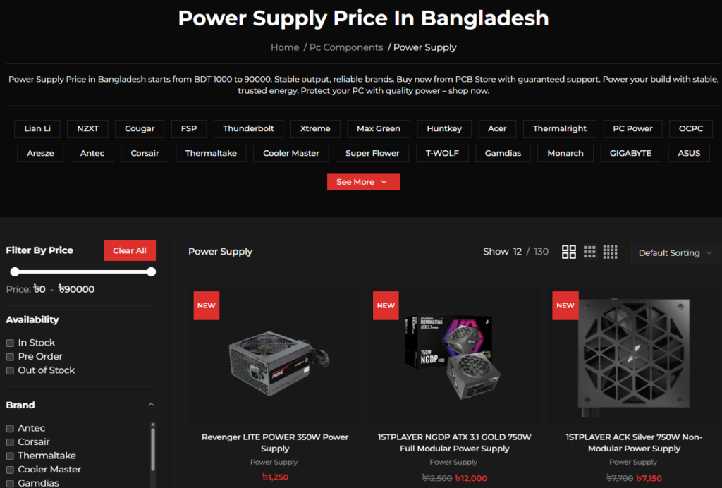 Reliable Power Supply Units (PSU): From Entry-Level to 80+ Platinum Efficiency